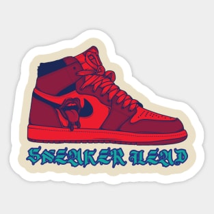 sneaker head Sticker